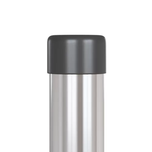  Kerítoszlopok 2 pcs Ezüst 80 cm Horganyzott acél