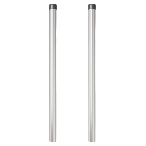  Kerítoszlopok 2 pcs Ezüst 90 cm Horganyzott acél