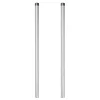  Kerítoszlopok 2 pcs Ezüst 110 cm Horganyzott acél