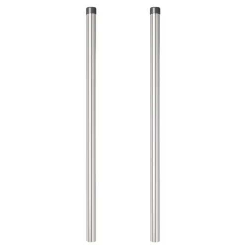  Kerítoszlopok 2 pcs Ezüst 110 cm Horganyzott acél