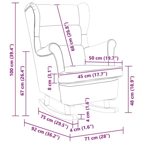  Hintaszék 71 x 92 x 100 cm 100% poliészter, Pótlap