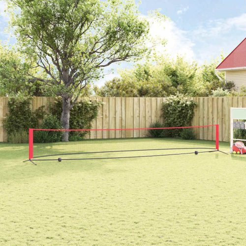  Tenisz háló Fekete és piros 595 x 90.5 x 87 cm Poliészter