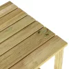 Napágyasztal 50.5x50.5x46 cm Impregnált fenyőfa