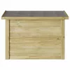  Tároló Doboz Természetes 80 x 44,5 x 57,5 cm Impregnált fenyőfa
