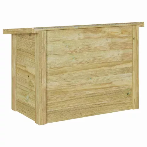  Tároló Doboz Természetes 80 x 44,5 x 57,5 cm Impregnált fenyőfa