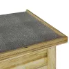 Tároló Doboz Természetes 80 x 44,5 x 57,5 cm Impregnált fenyőfa