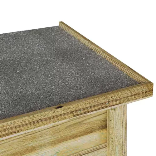  Tároló Doboz Természetes 80 x 44,5 x 57,5 cm Impregnált fenyőfa