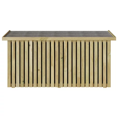  Tároló Láda 119x44x58.5 cm Kezelt Fenyőfa