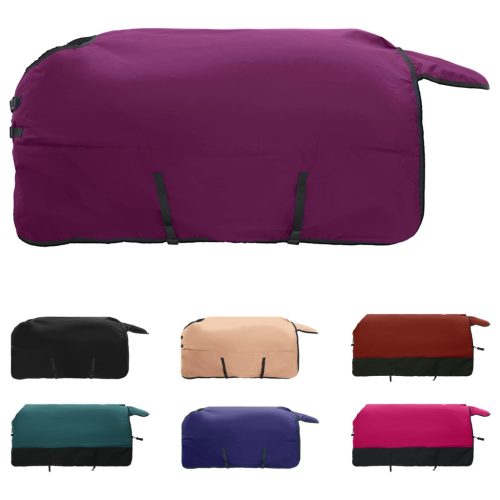  Ló Takaró Sötét Zöld és Fekete 85 cm Poliészter