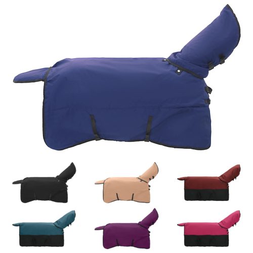  Ló Takaró Sötét Zöld és Fekete 105 cm Poliészter