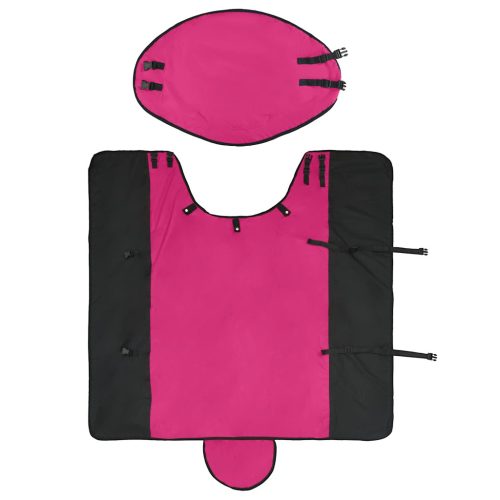  Ló Takaró Rózsaszín és Fekete 75 cm Poliészter