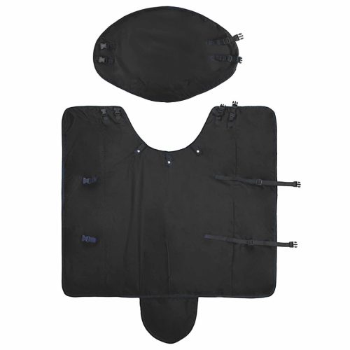  Ló Takaró Sötét Zöld és Fekete 95 cm Poliészter