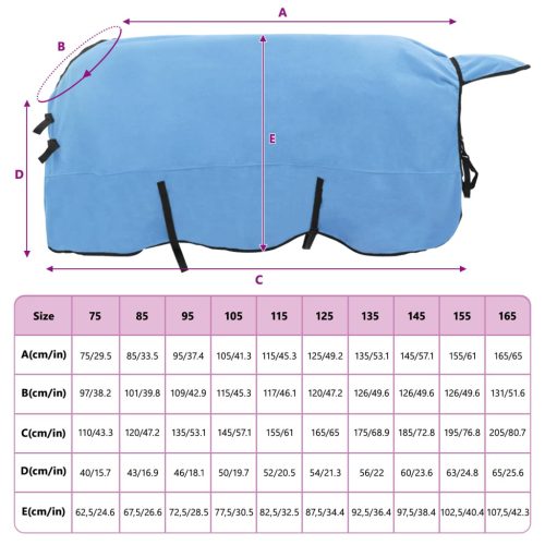  Ló Takaró Teljes Aqua Poliészter