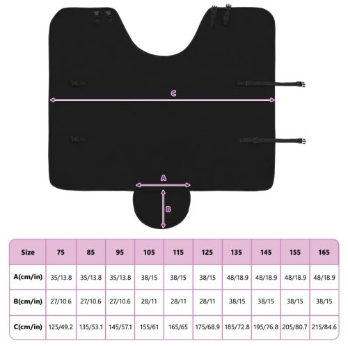  Ló Takaró Fekete Poliészter