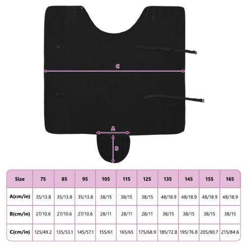 Ló Takaró Fekete Poliészter
