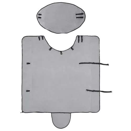  Ló Takaró Teljes világos szürke és rózsaszín Poliészter