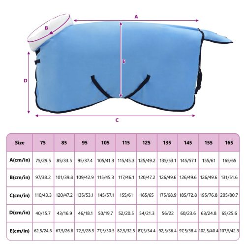  Ló Takaró Teljes Aqua 95 cm Polár fleece