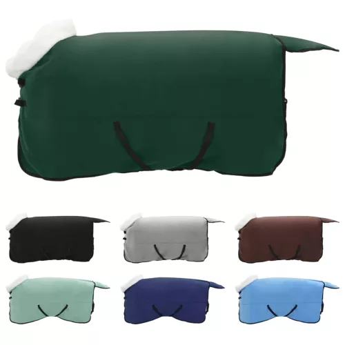  Ló Takaró Teljes sötét zöld 135 cm Polár fleece