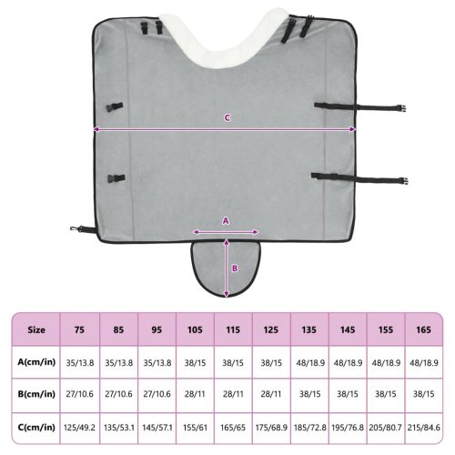  Ló Takaró Teljes sötét zöld 155 cm Polár fleece