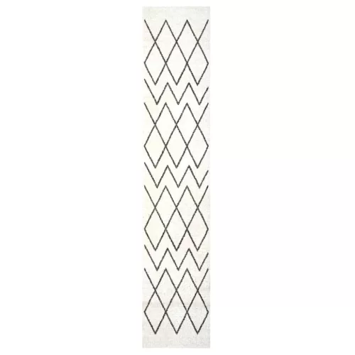  Konyhai szőnyeg Geometric Geometrikus 60 x 300 cm Bársony