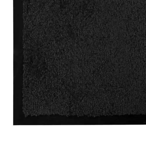  Ajtószőnyeg Fekete 80 x 120 cm Mackófleece