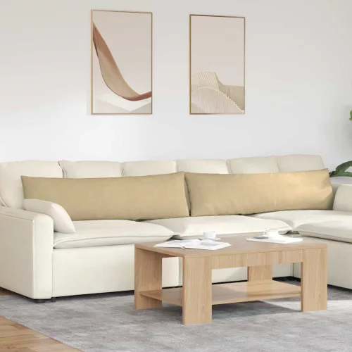  Kanapé párnák 2 pcs Szürke zöld 145 x 40 cm Bársonyos szövet