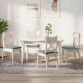  Ülőpárnák 4 pcs Tengeri Zöld 40 x 40 x 3 cm Bársony