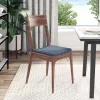  Ülőpárnák 4 pcs Kék 40 x 40 x 3 cm Bársonyos szövet