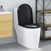  WC ülőke Fekete 48 x 36.5 x 4.5 cm Polipropilén