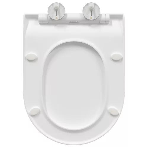  WC ülőke Fehér 48.5 x 36 x 5 cm Polipropilén