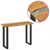  Konzolasztal Barna 100 x 35 x 75 cm Tömör Teakfa
