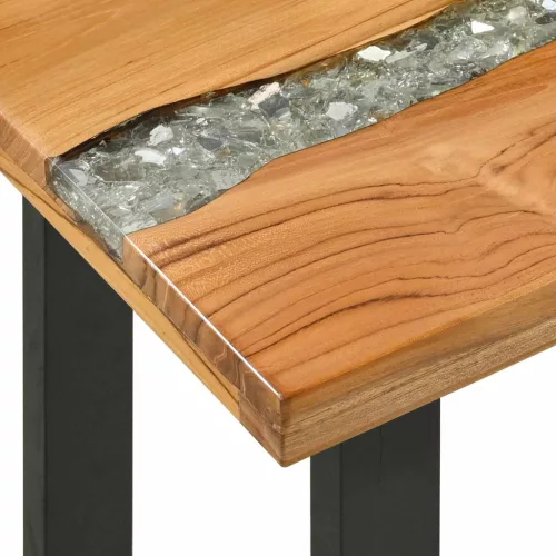  Konzolasztal Barna 100 x 35 x 75 cm Tömör Teakfa