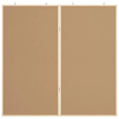  Mágneses fehértábla Fehér 100 x 1.4 x 100 cm Tömör fenyőfa