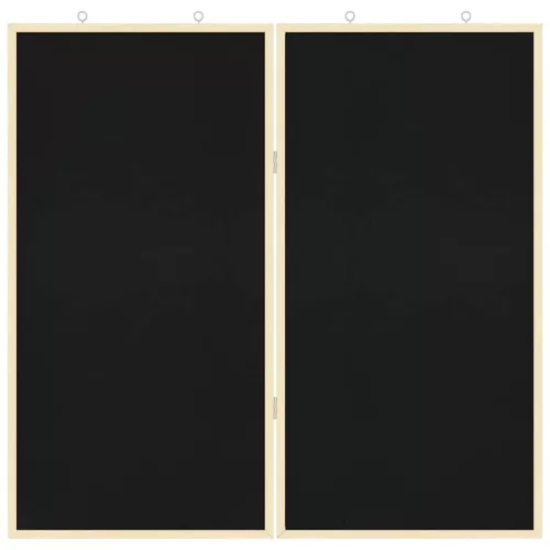  Chalkboard: Krétatábl Fekete 80 x 1.4 x 80 cm Tömör fenyőfa