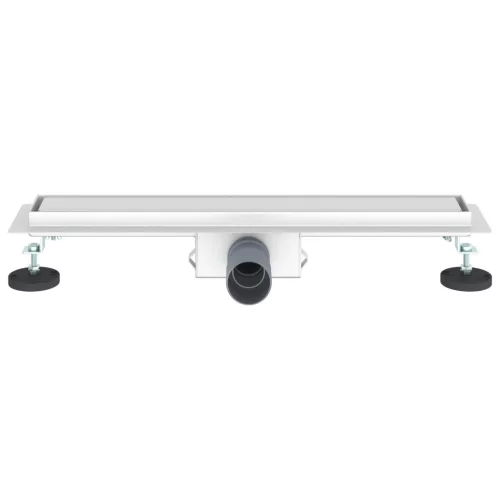  Zuhanylefolyó üvegfedéllel Ezüst 60 cm Rozsdamentes acél 304