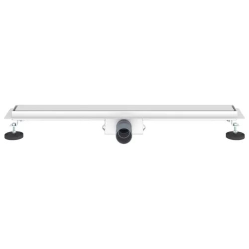  Zuhanylefolyó üvegfedéllel Ezüst 70 cm Rozsdamentes acél 304