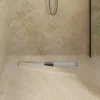  Zuhanylefolyó üvegfedéllel Ezüst 80 cm Rozsdamentes acél 304
