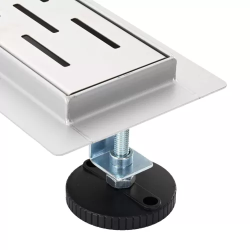  Zuhanylefolyó üvegfedéllel Ezüst 80 cm Rozsdamentes acél 304