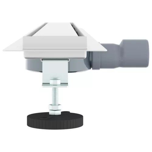  Zuhanycsatorna 2 az 1-ben 360°-os szifonnal Ezüst 90 cm