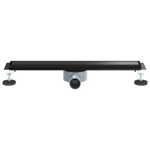  Zuhanycsatorna 2 az 1-ben 360°-os szifonnal Fekete 60 cm