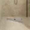  362 Fok Zuhany lefolyó vonal dizájnnal Ezüst 60 cm