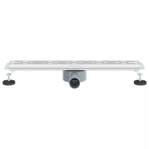  362 Fok Zuhany lefolyó vonal dizájnnal Ezüst 60 cm