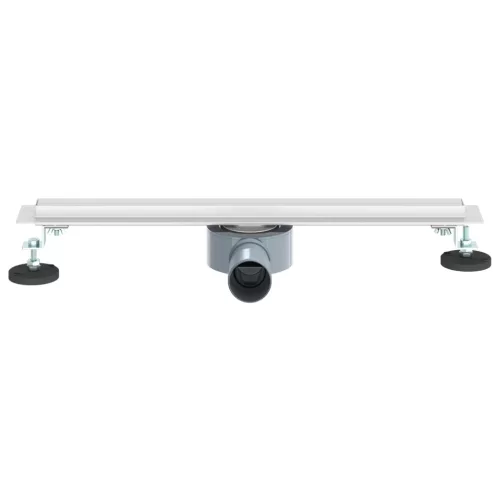  360° zuhany lefolyó vékony modellel Ezüst 50 cm