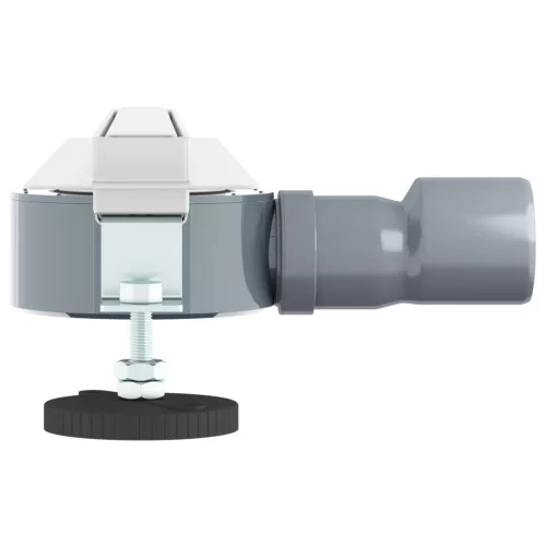  360° zuhany lefolyó vékony modellel Ezüst 50 cm