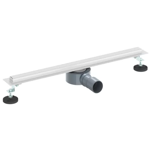  360° zuhany lefolyó vékony modellel Ezüst 60 cm