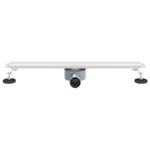  360° zuhany lefolyó vékony modellel Ezüst 60 cm