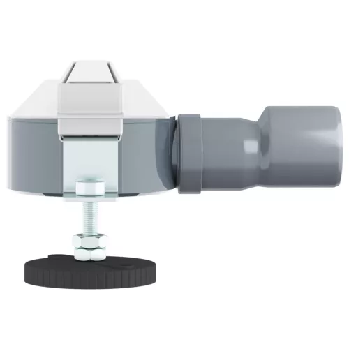  360° zuhany lefolyó vékony modellel Ezüst 60 cm
