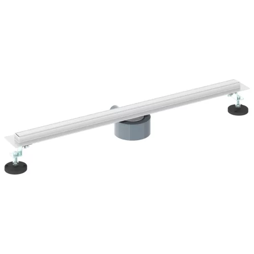  360° zuhany lefolyó vékony modellel Ezüst 70 cm