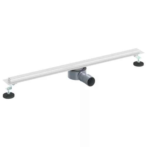  360° zuhany lefolyó vékony modellel Ezüst 80 cm