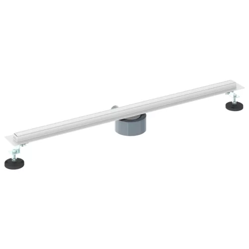  360° zuhany lefolyó vékony modellel Ezüst 80 cm